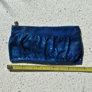 NWOT Felix Rey Blue Sequin Mini Clutch, circa 2007